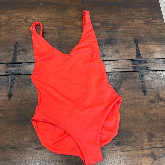 Red One-Piece Swimsuit - Picture 2 of 8